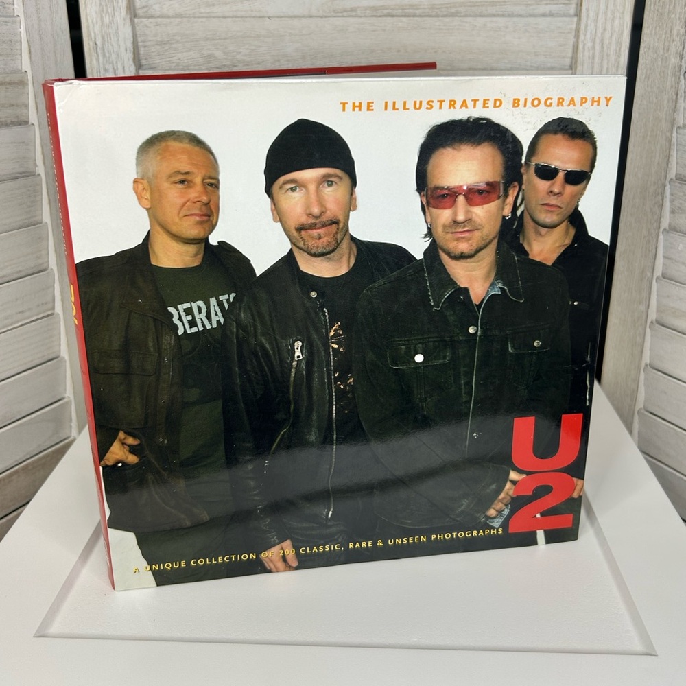 U2 The Illustrated Biography Large Hardback Picture Book